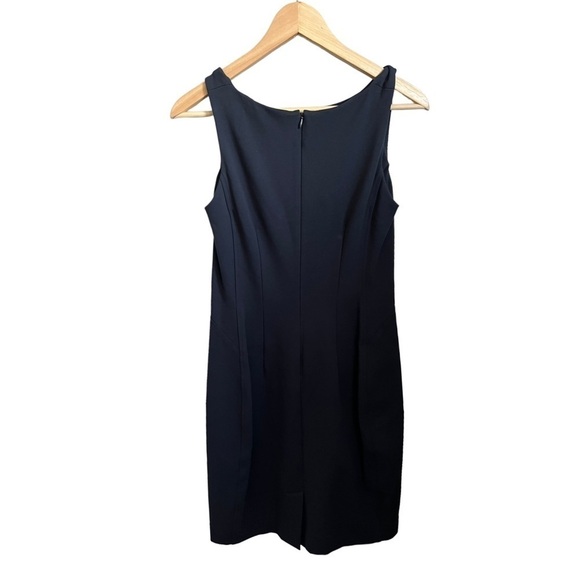 Mm Lafleur Lydia Twist Strap Sheath Dress Midnight Navy Blue Size 0 - Picture 8 of 8